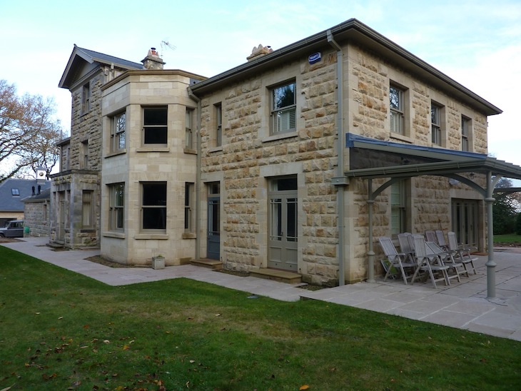 Buckland House - New Wing, Rear Elevation